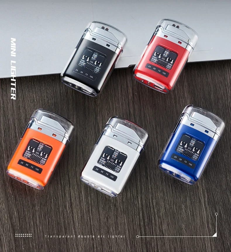 Double Arc Rechargeable Lighter | Fancy Lighter | Rechargable lighter (Multicolour) (P-3358)