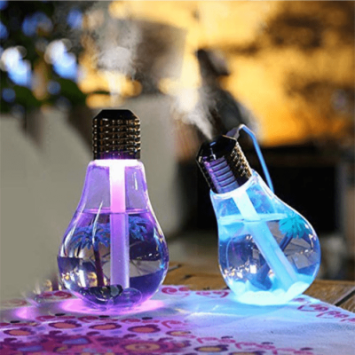 Bulb Air Humidifier With Night Light & Aroma Diffuser (P-3238)
