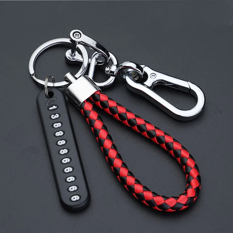 Special Phone Number Anti-Lost Phone Number Key Ring Keychain for Car and Motorbike (P-3196)