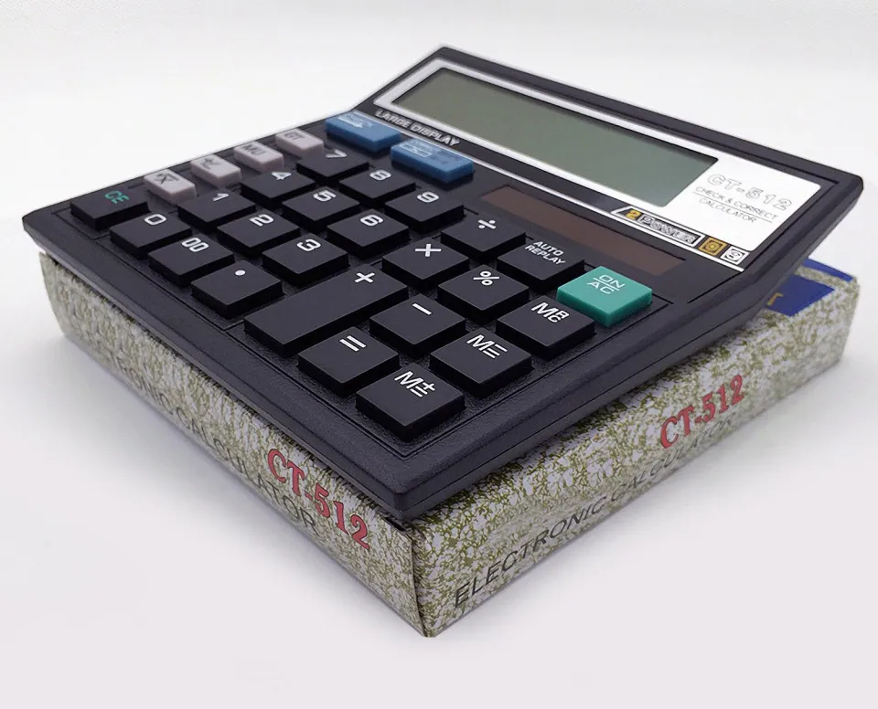 CT-512 Large Display Calculator - Black - calculator (P-3150)
