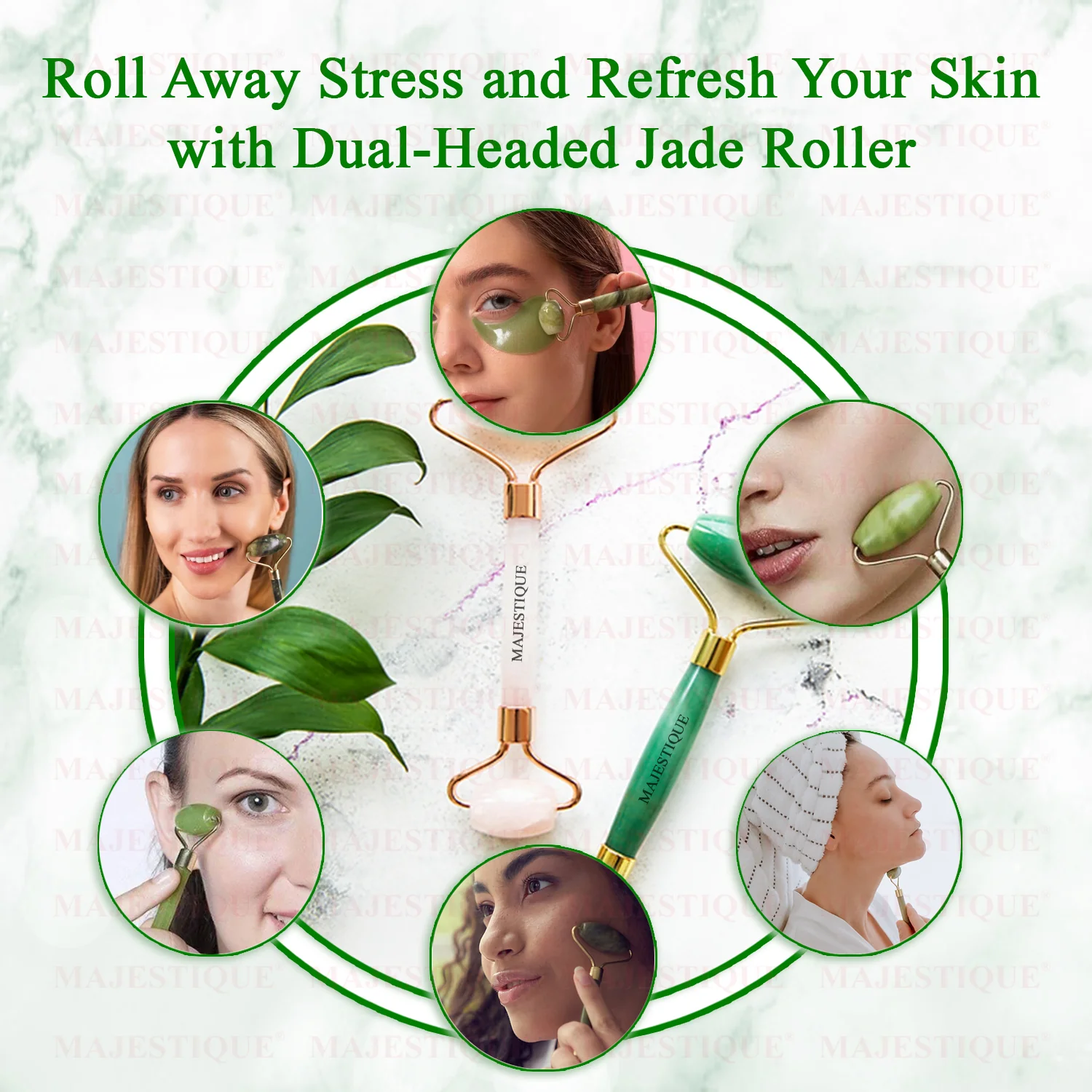 Jade Facial Roller Massager (P-2348)
