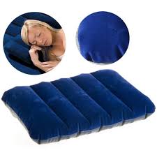 Air Abstract Travel Pillow Pack of 1 Colour Only Blue (P-2210)