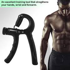Adjustable 5-60 Kg Heavy Duty Grips Hand Gripper Fitness Hand Exerciser Grip Wrist Forearm Strength Finger Arm Training Tool - Gym Product (P-2201)