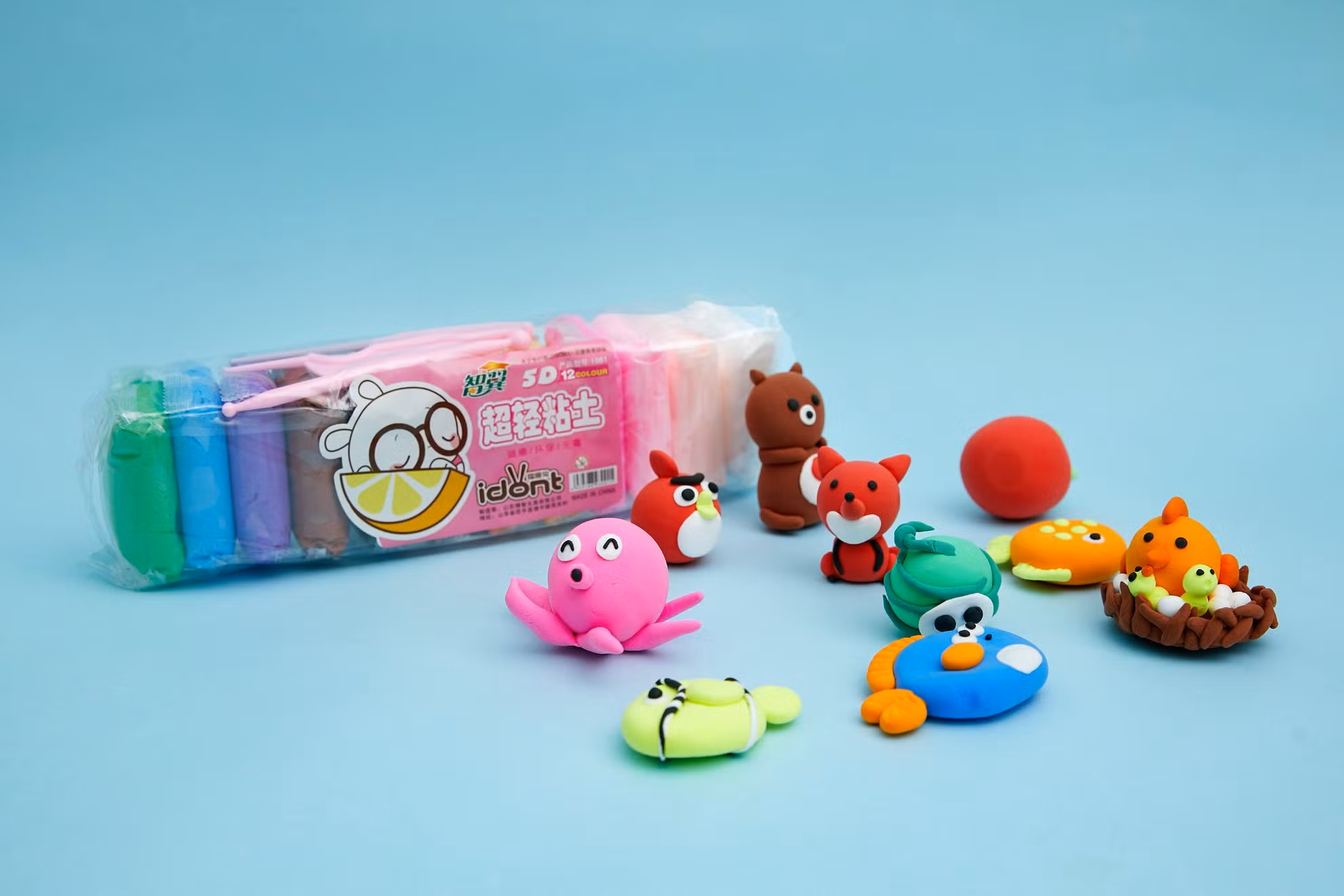 12 Colors Soft Super Light Clay Modeling Air Dry Clay For Diy Handmade Toys (P-2128)