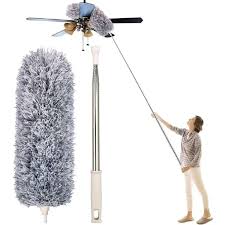 Long-9 Feet, Expandable Duster with Stainless Steel Telescopic Rod (P-304)