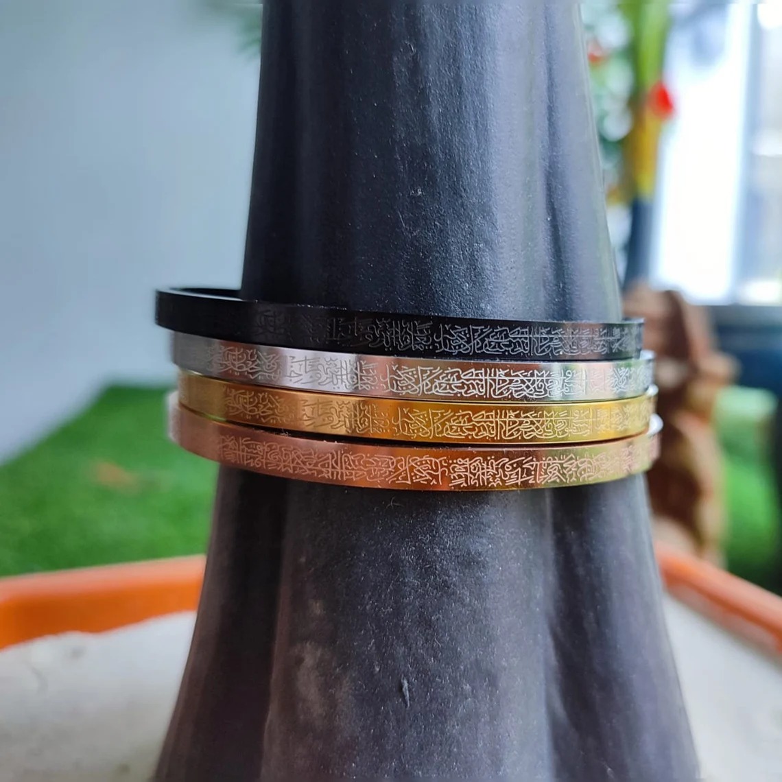 Premium Quality Ayatul Kursi Metal Bracelet (P-157)