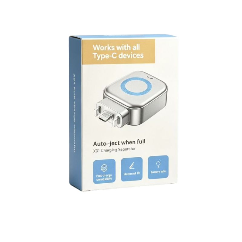 Auto Power-Off Fast Charging Adapter Auto Eject (P-3577)
