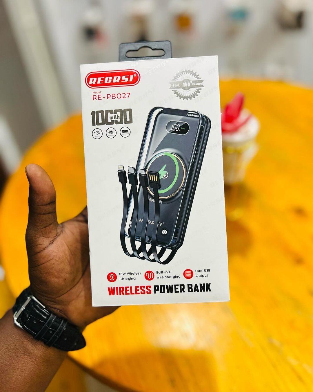 Recrsi Wireless PowerBank 10,000mAh (P-3467)