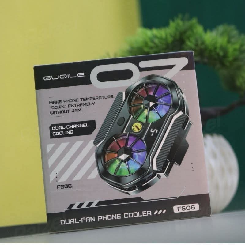 Guqile FS06 Dual-Fan Phone Cooler (P-3434)