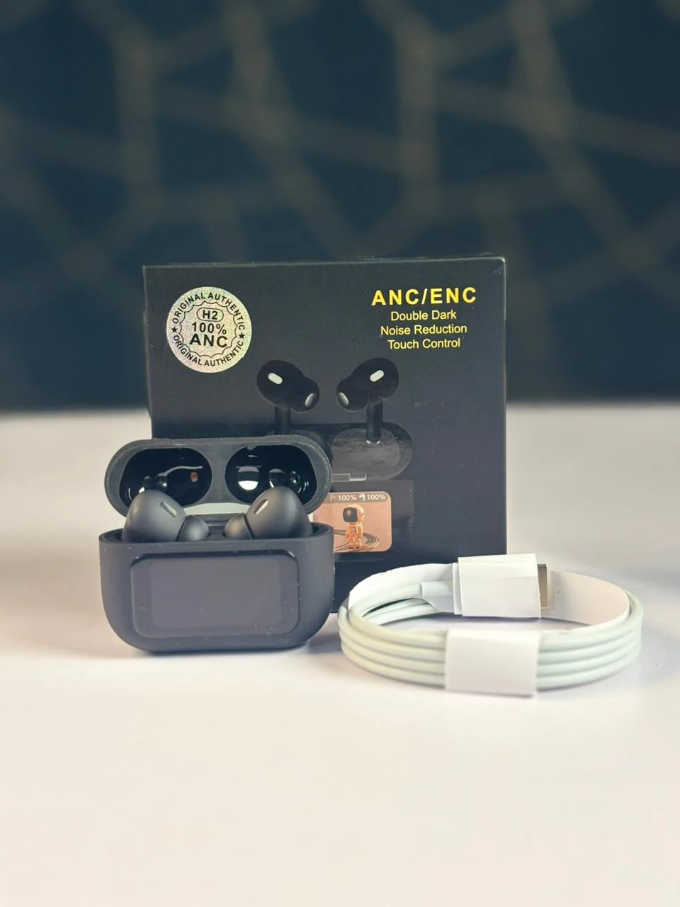 E9 Pro Touch AirPods with LED Display (ANC & ENC Supported) (P-3221)