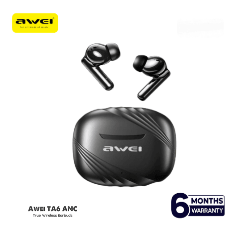 Awei TA6 ANC True Wireless Noise Reduction Earbuds ( 6-Month Official Warranty ) (P-3113)