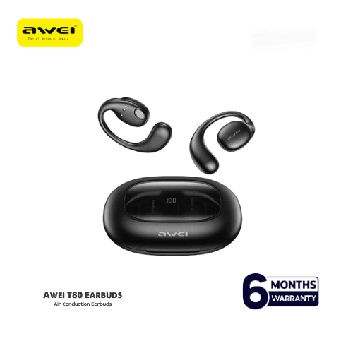Awei T80 OWS Bluetooth Air Conduction Earbuds ( 6-Month Official Warranty ) (P-3111)