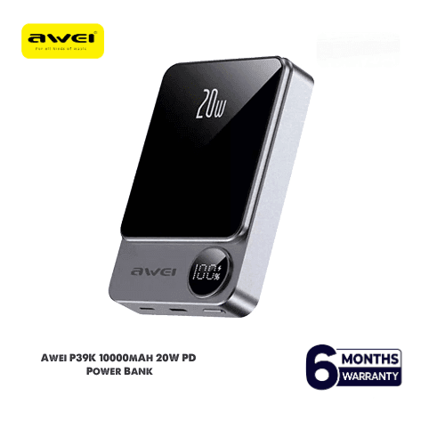 Awei P39k 10000mah 20w PD wireless magnetic PowerBank (P-3104)