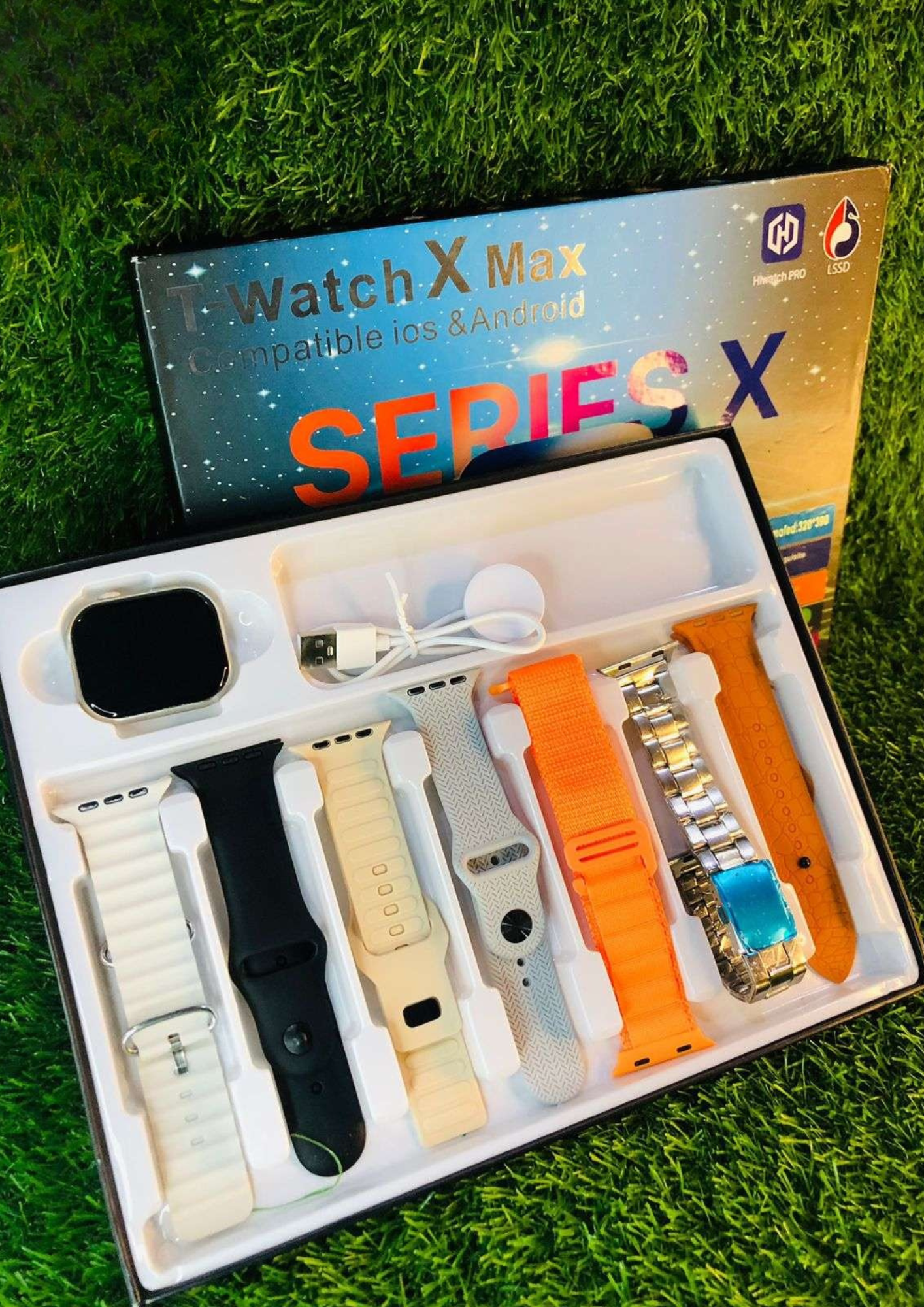 T-Watch X Max Series X 7-in-1 Strap Smartwatch (P-2936)