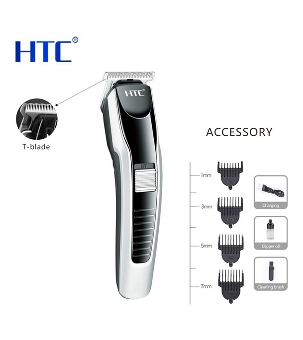 HTC AT-538 Rechargeable Hair and Beard Trimmer For Men (P-2686)