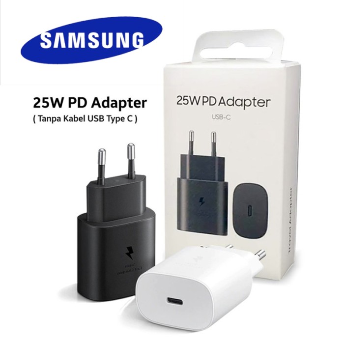 25W Charger Travel Adapter USB-C PD 3.0 25 Watt Type C Fast Charging For Samsung Galaxy (Only Adapter) (P-1829)