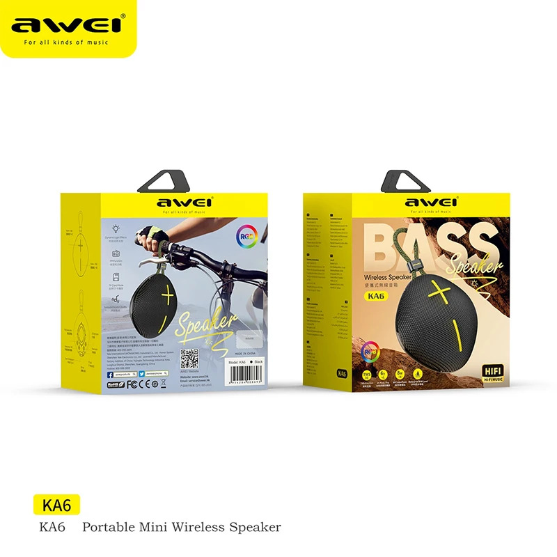 Awei KA6 Mini Portable Bluetooth Speaker (P-1388)